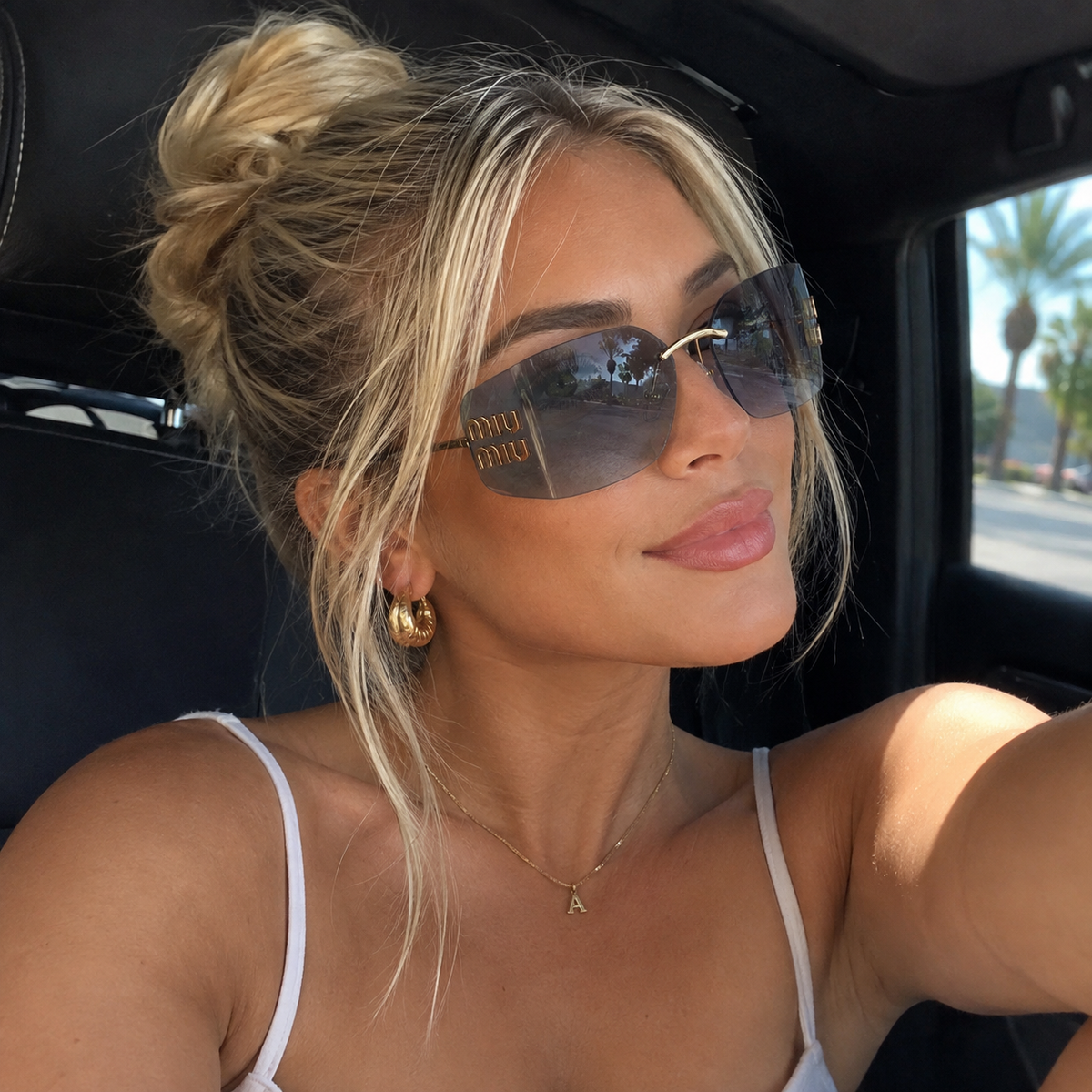 Vintage Oversized Square Sunglasses