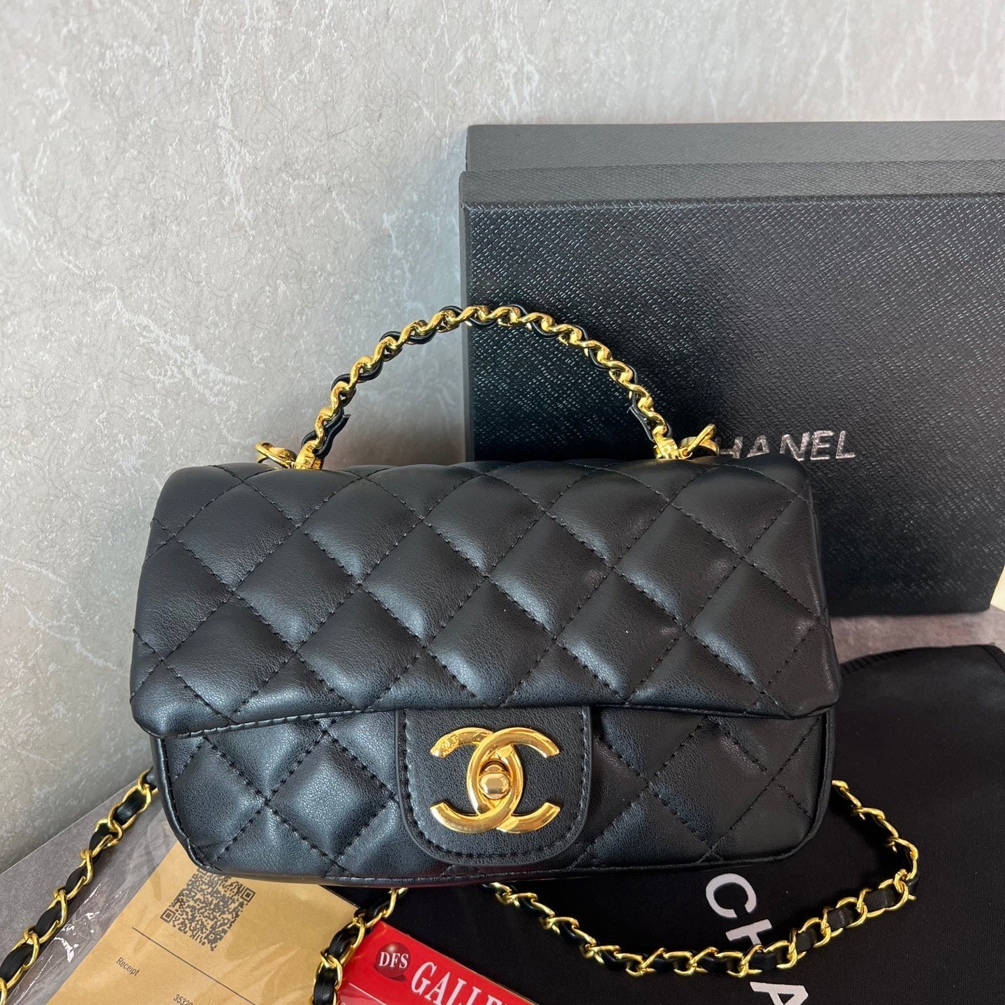 Luxury Black Flap Bag