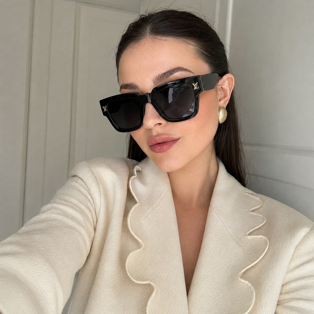 Chic Square Black Sunglasses