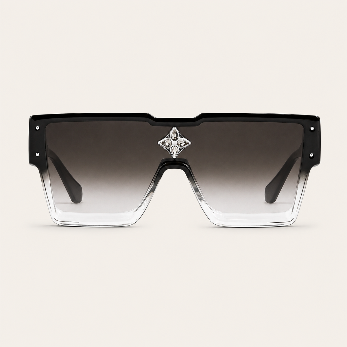 Chic Oversized Square Gradient Sunglasses