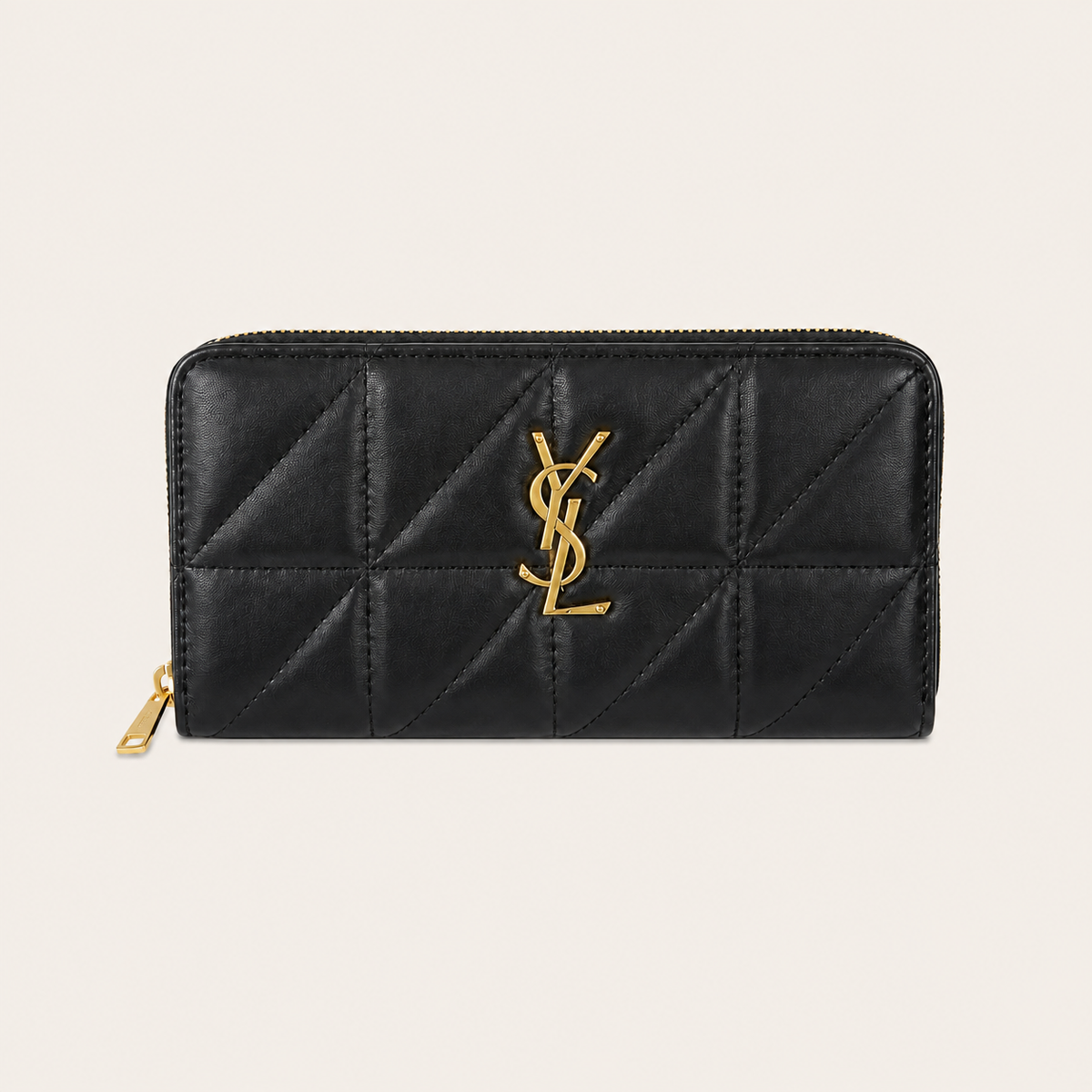 Quilted Leather YL Wallet
