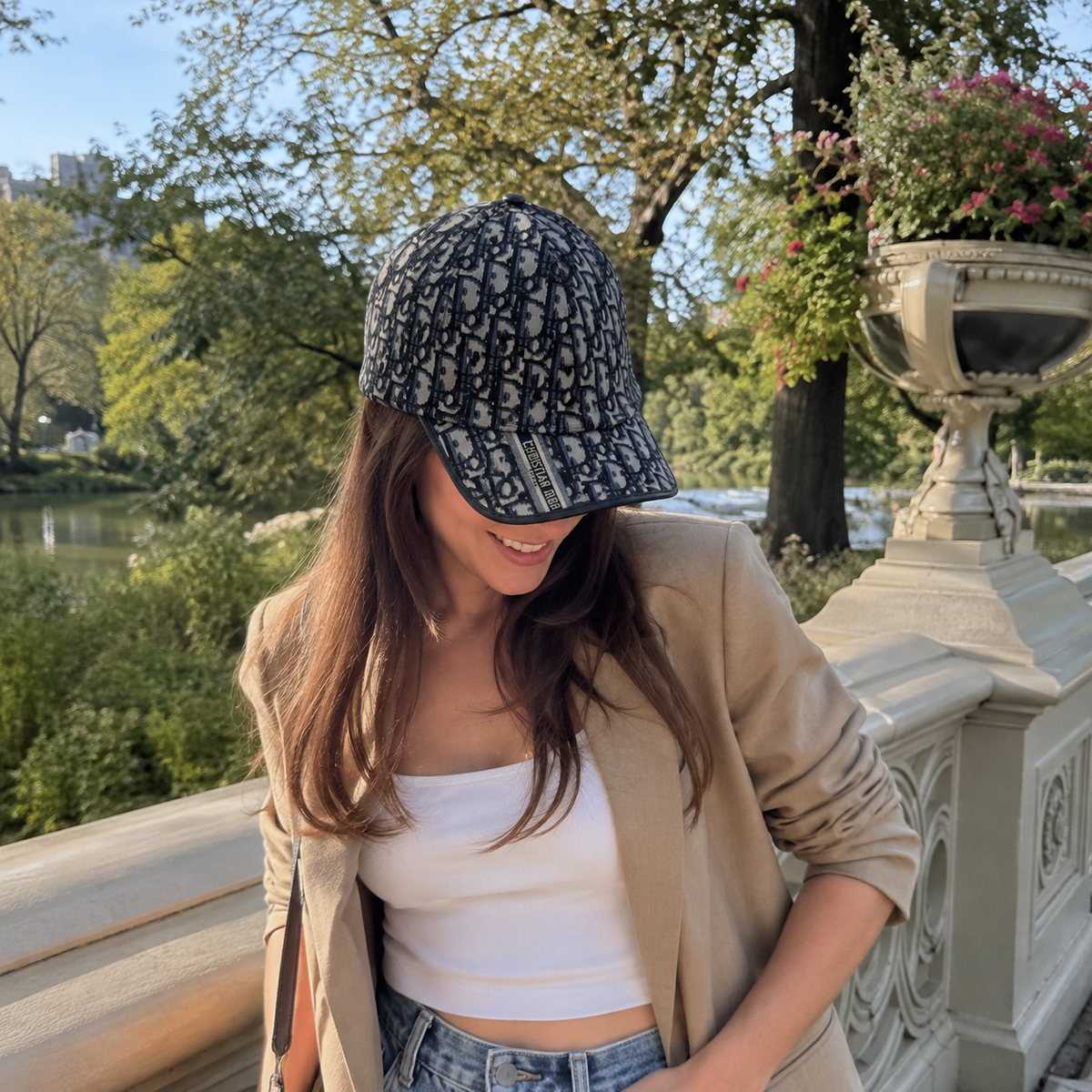 Oblique Canvas Baseball Hat
