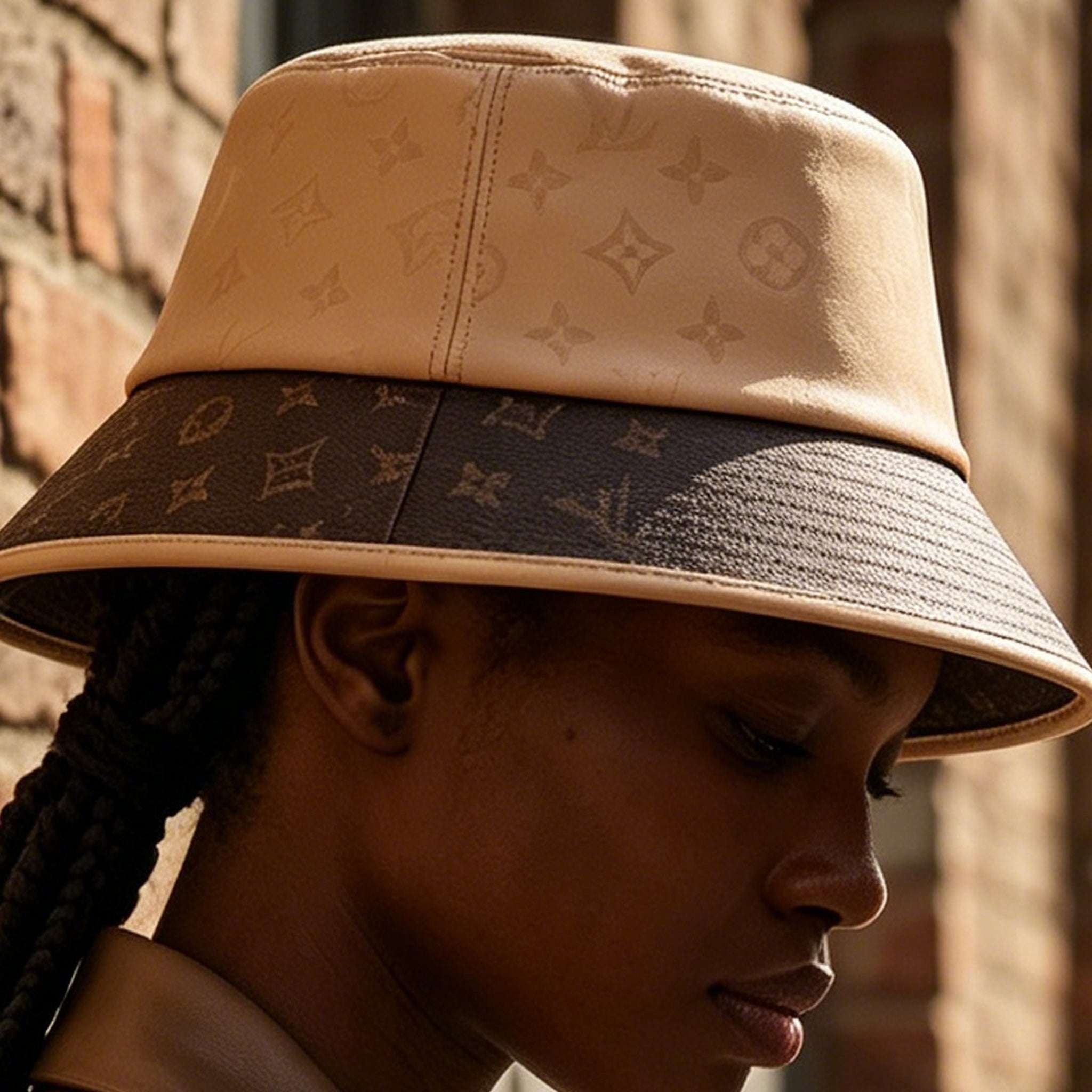 Luxury Monogram Bucket Hat