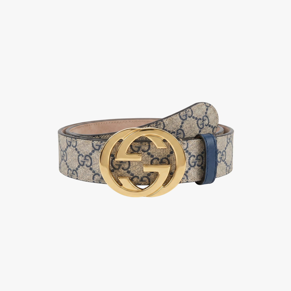 Beige Jacquard Waist Belt