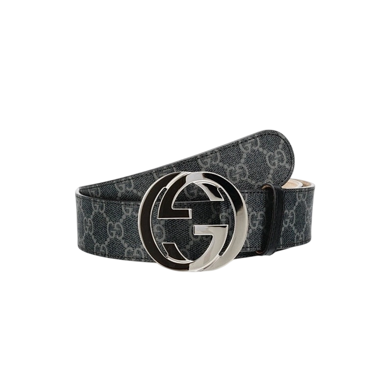 Charcoal Pattern Buckle Belt