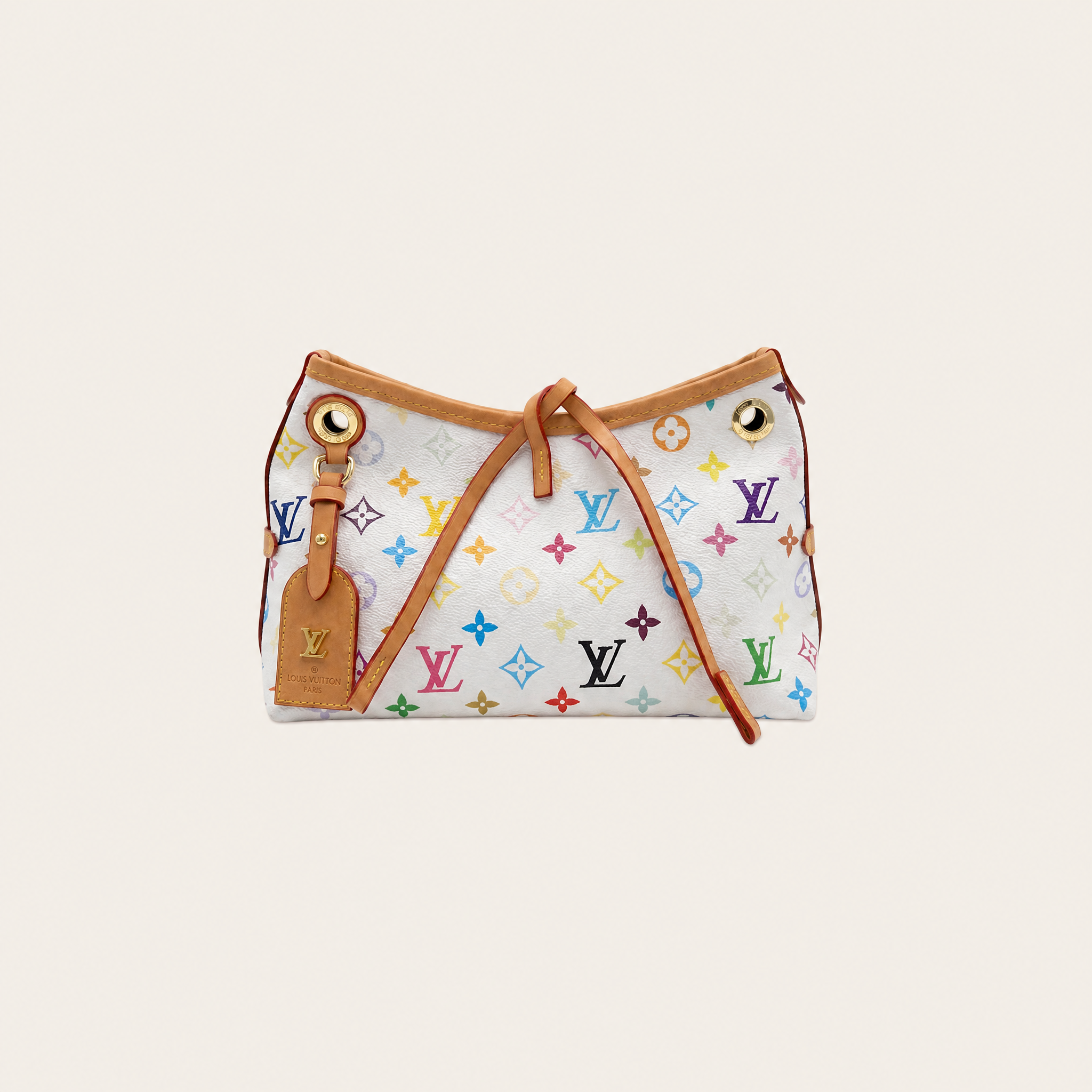 Colorful Monogram Handbag