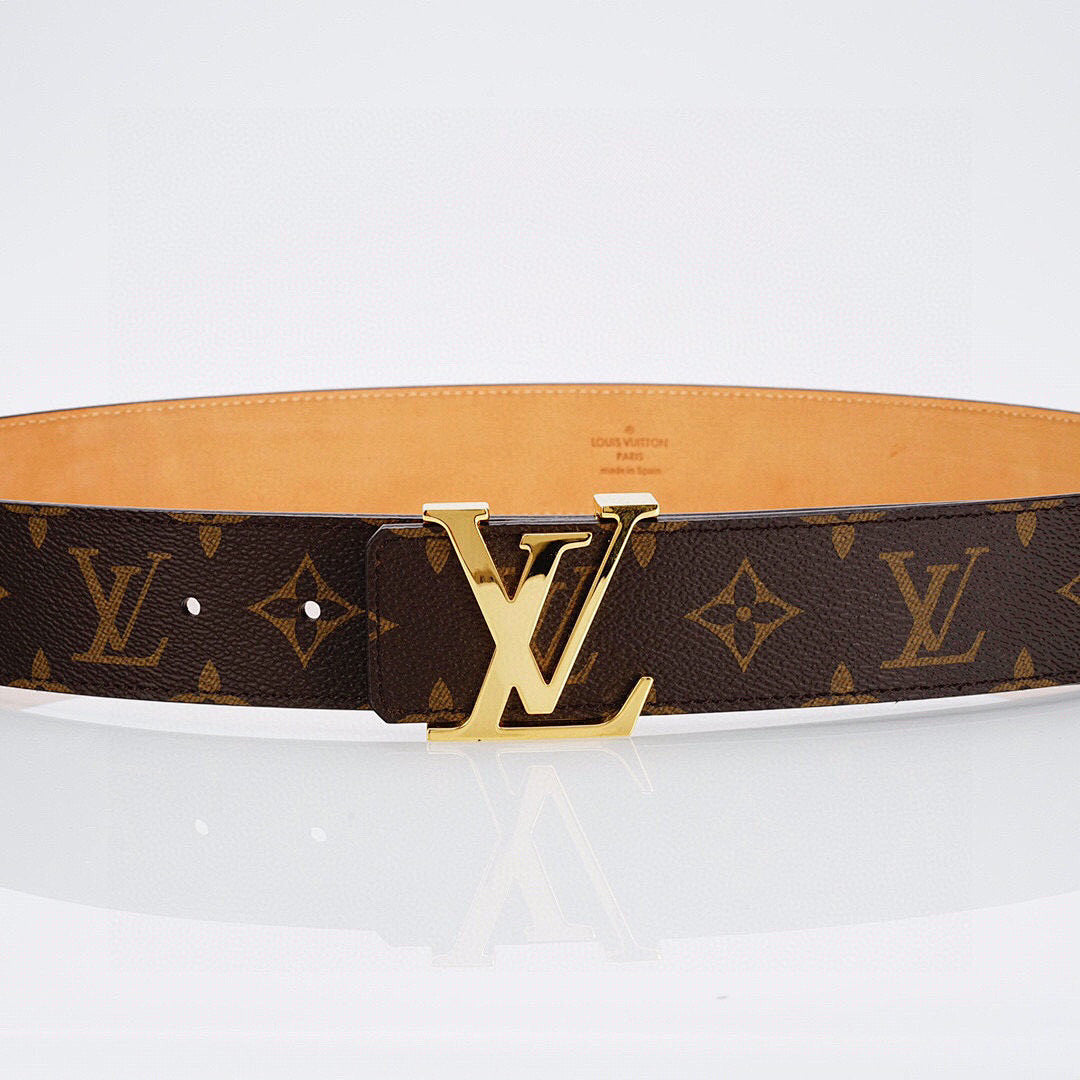 Brown Logo Buckle Belt