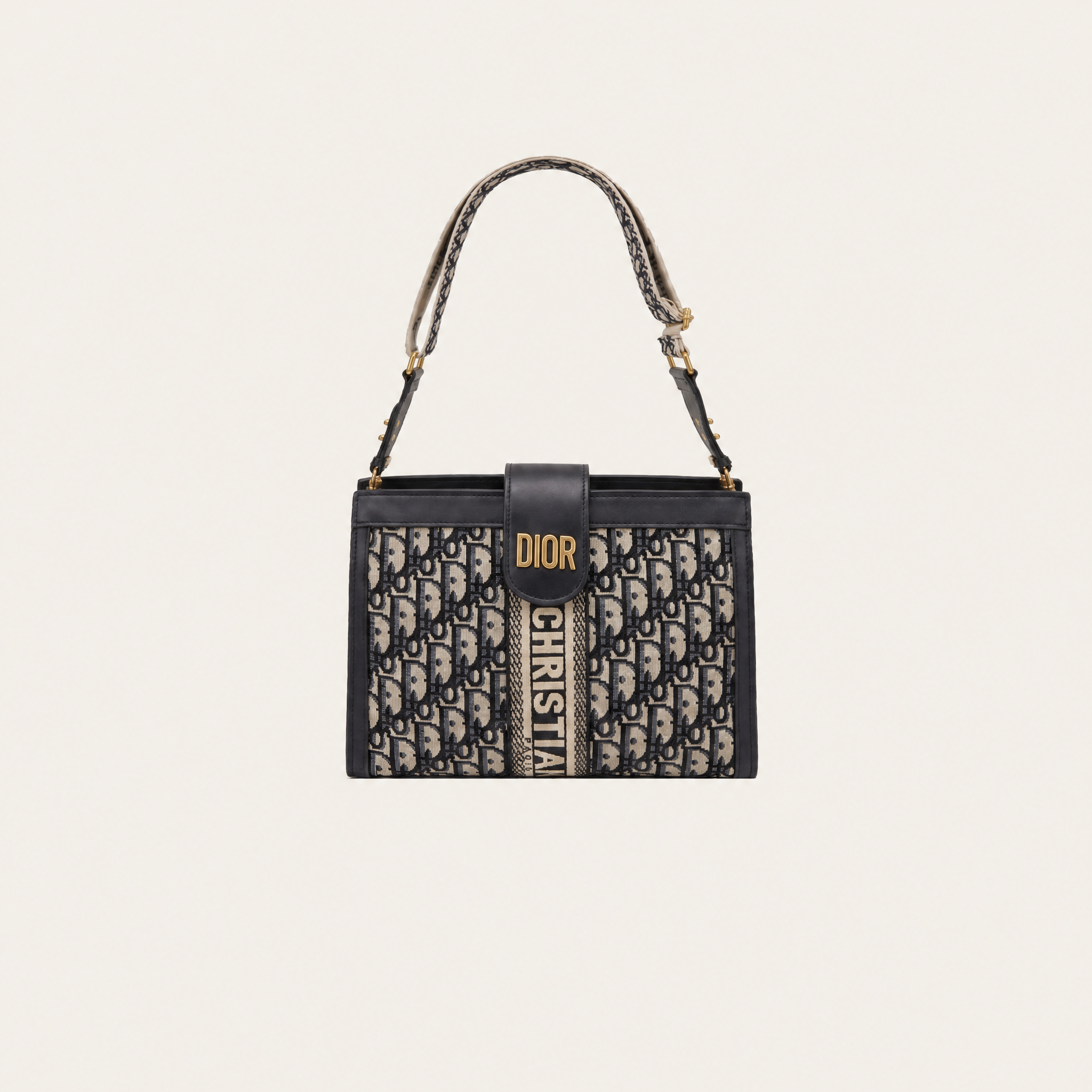 Elegant Jacquard Handbag