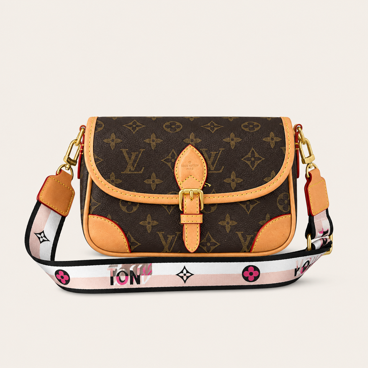 Vintage Monogram Flap Shoulder Bag