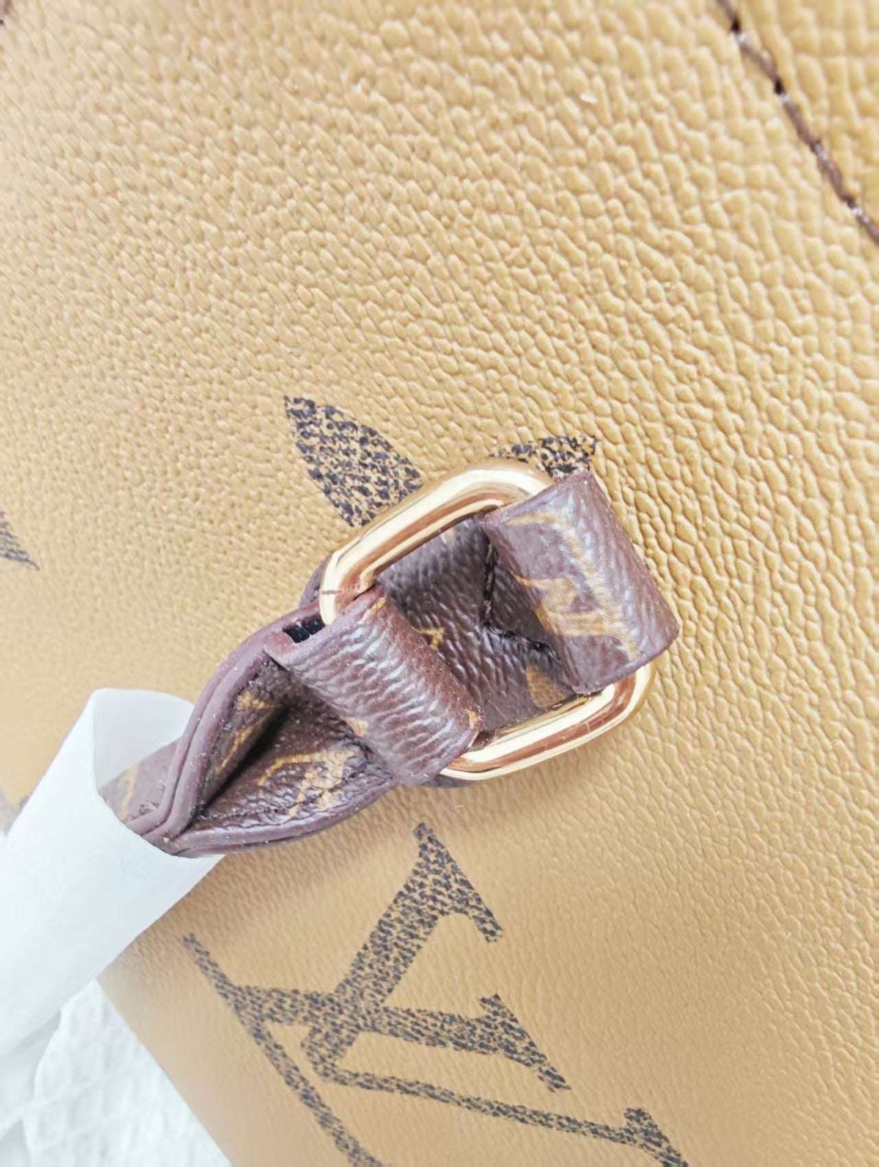 Vintage Monogram Leather Tote