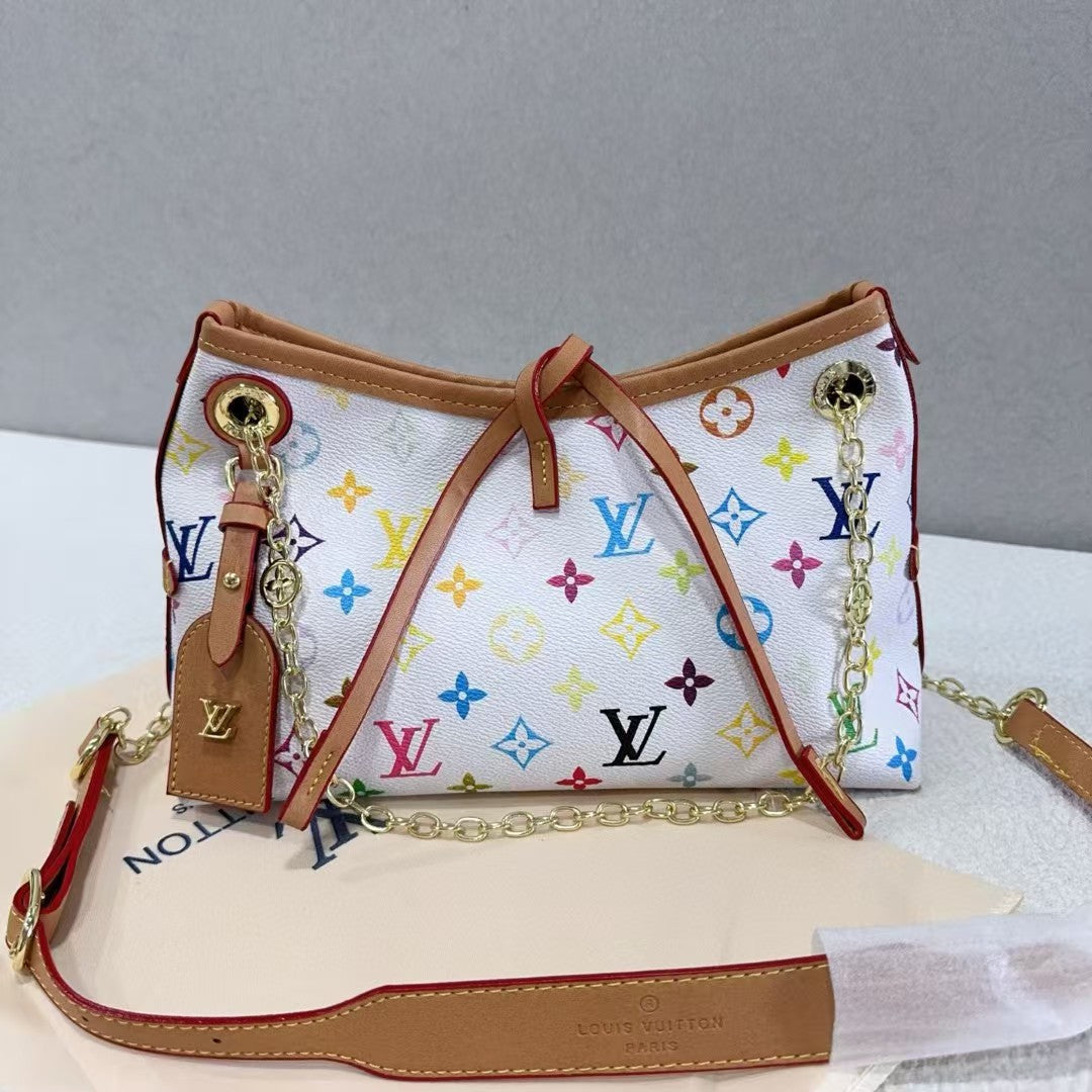 Colorful Monogram Handbag