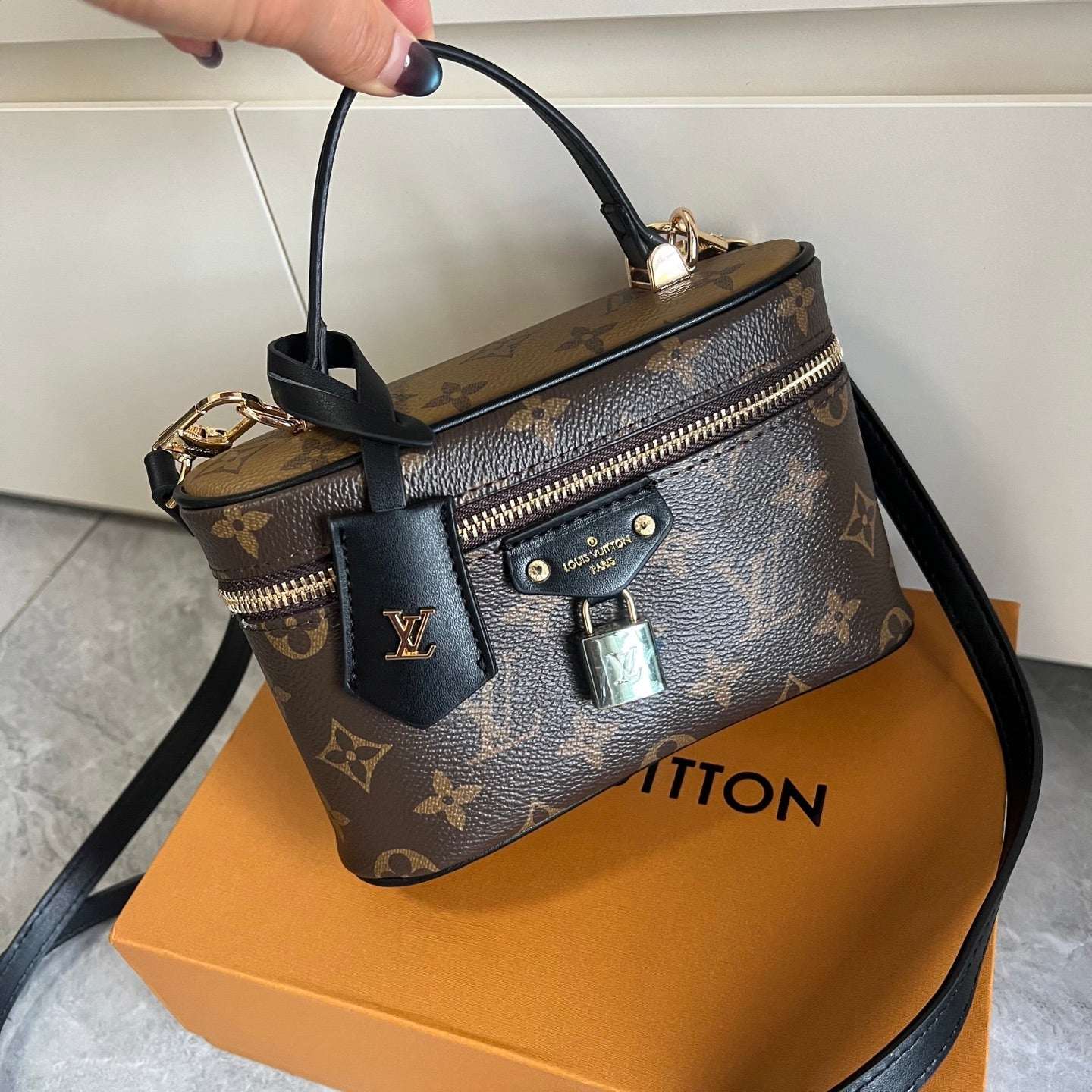 Classic Brown Box Handbag