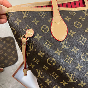 Elegant Monogram Leather Tote